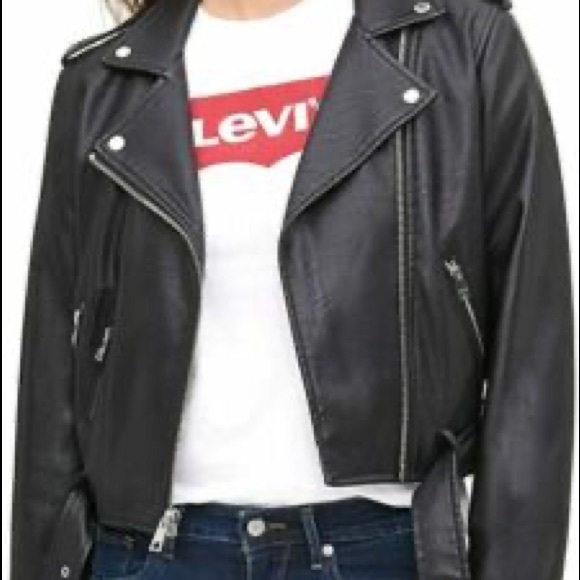 Levi’s Women's Vegan Leather Moto Jacket - Picture 5 of 13